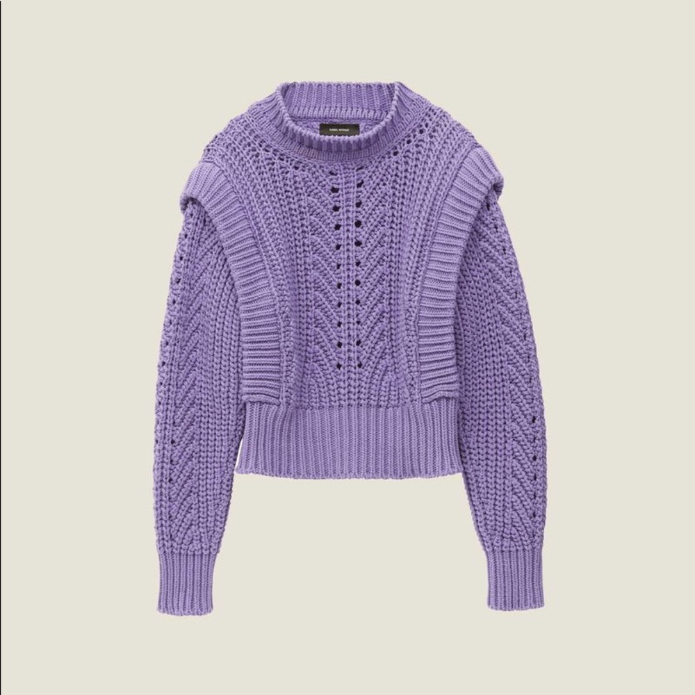 Isabel Marant Lilac Purple Knit Sweater - Picture 3 of 6
